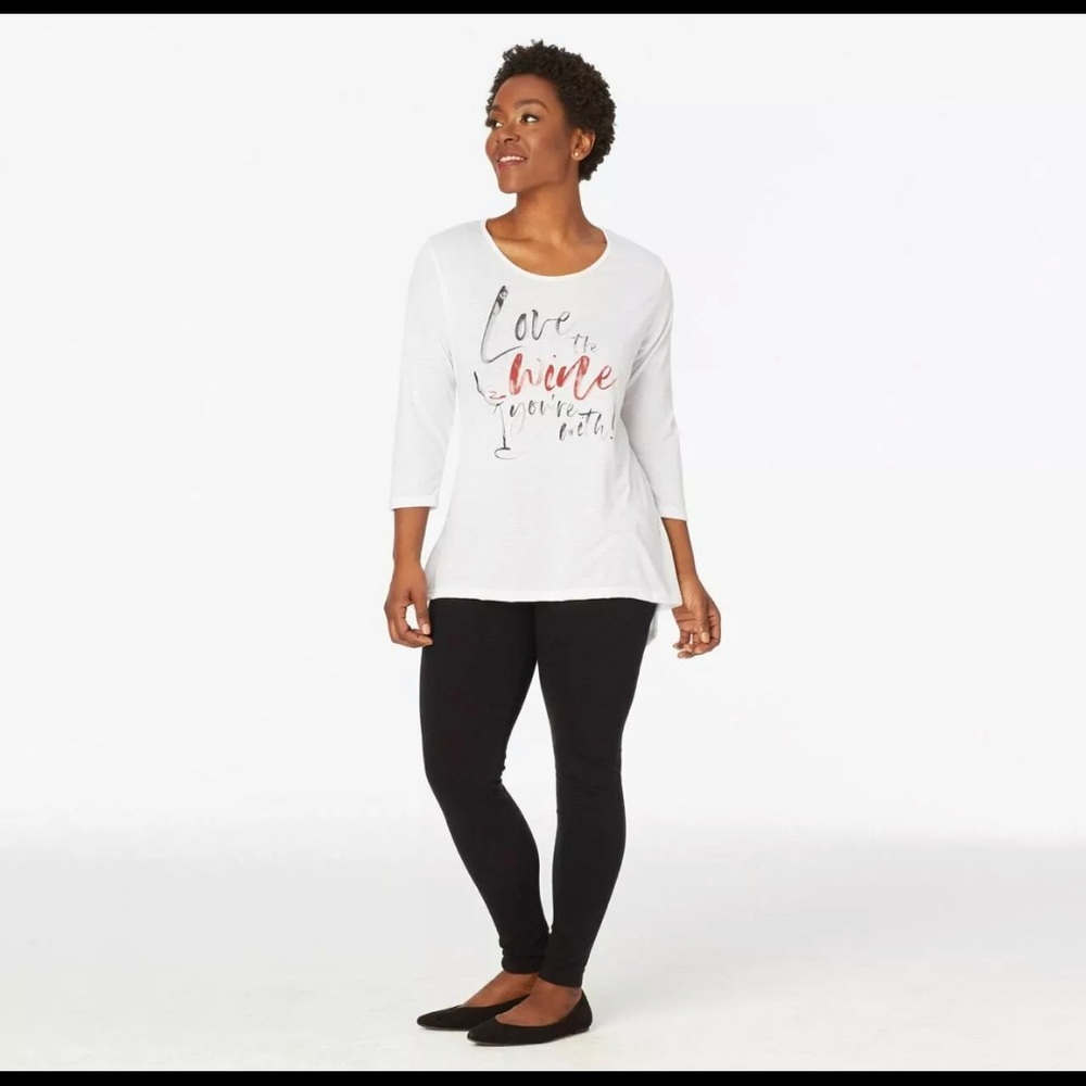 Love The Wine You’re With Quote Tunic